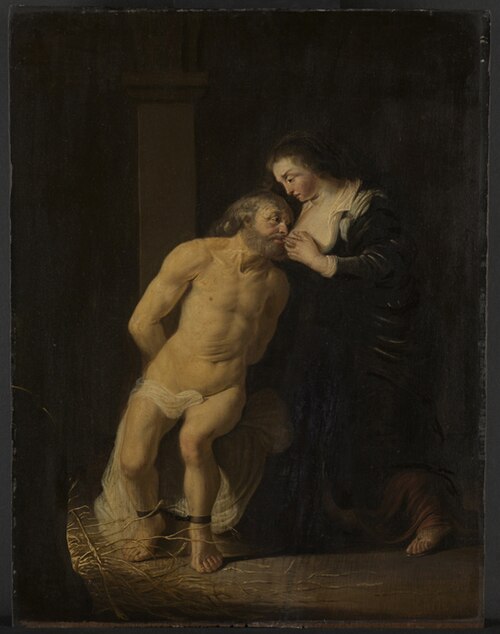 Cimon and Pero (Roman Charity), 1639, Christiaen van Couwenbergh