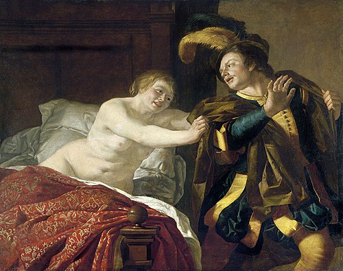 Joseph and Potiphar's Wife, 1626, Christiaen van Couwenbergh