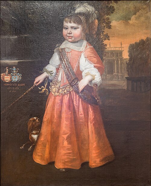 Portrait of Herwin von Kreps, 1658, Christiaen van Couwenbergh