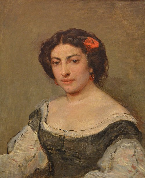 portrait of La Marquise Magon de Boisgarin, 1860, Thomas Couture