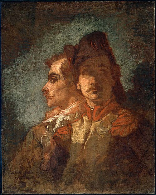 Two Soldiers, 1848, Thomas Couture