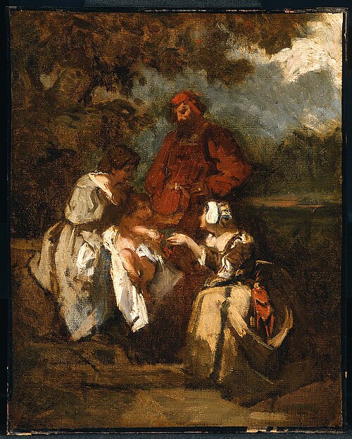 Family Group, 1866, Thomas Couture