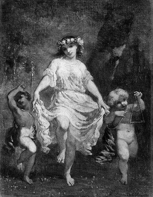 Nymph and Cupids, 1860, Thomas Couture