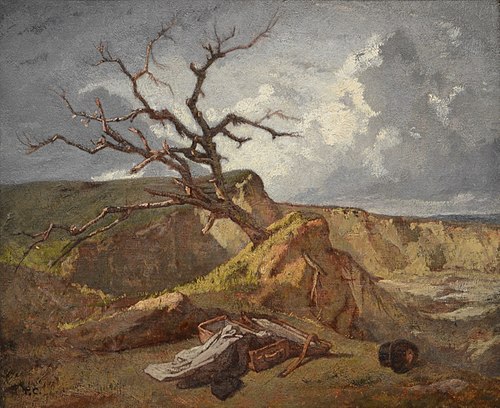 Paysage près de la mer, 1876, Thomas Couture