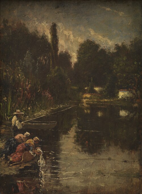 Washerwomen, , Thomas Couture