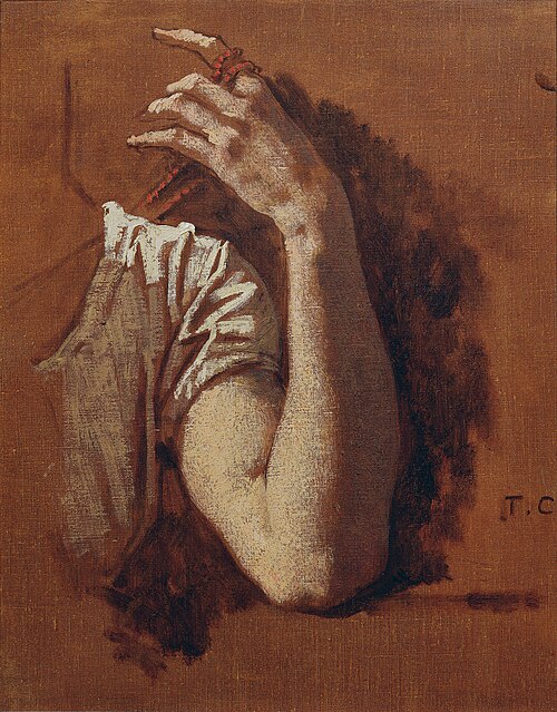 Armstudie, 1875, Thomas Couture