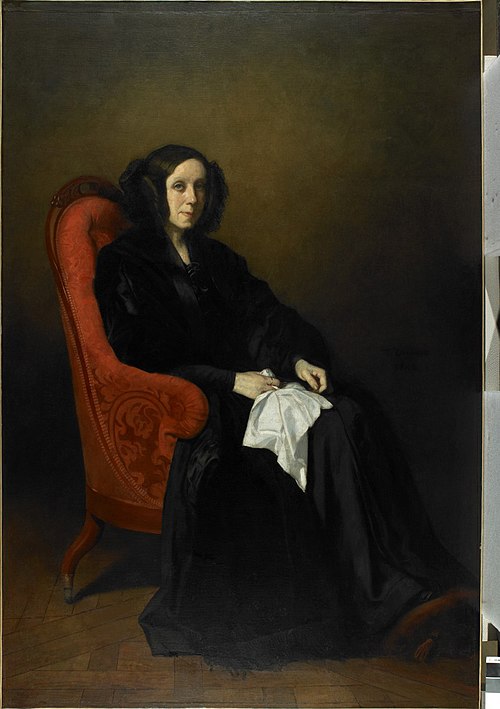 Portrait de Madame Poullain-Dumesnil, 1842, Thomas Couture