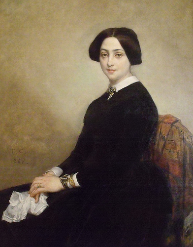 Portrait de la baronne d'Astier de la Vigerie, 1847, Thomas Couture