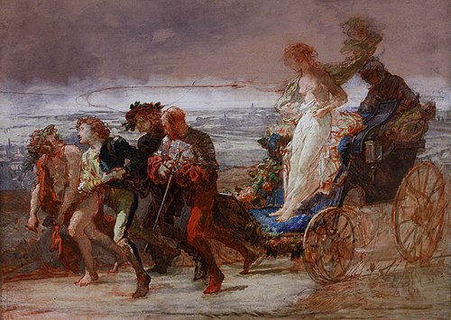 La Courtisane, 1868, Thomas Couture
