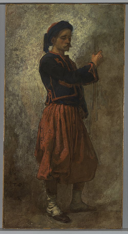 A Zouave, 1859, Thomas Couture