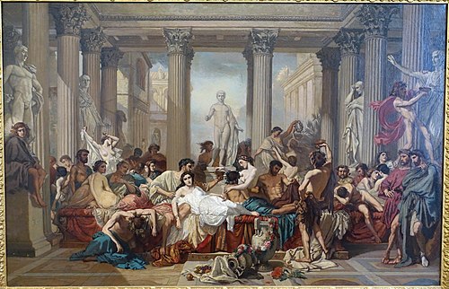 Romans of the Decadence, 1847, Thomas Couture