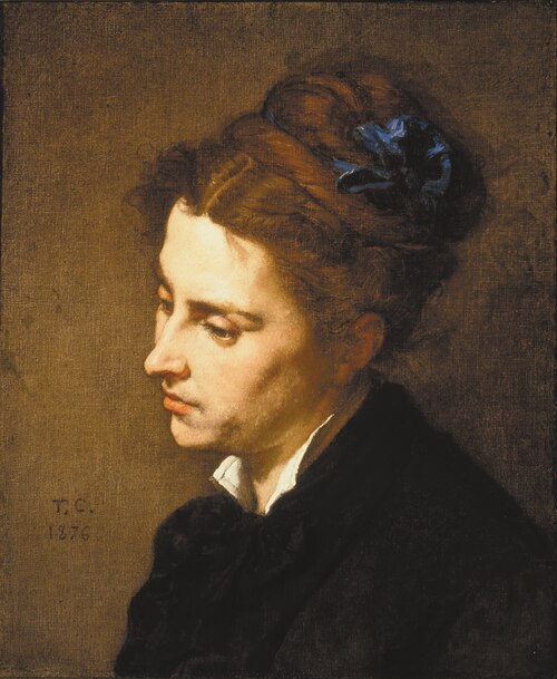 Head of a Woman, 1876, Thomas Couture