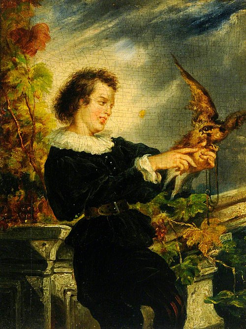 Boy with a Falcon, , Thomas Couture