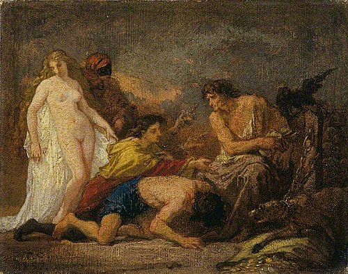 Timon of Athens, 1857, Thomas Couture