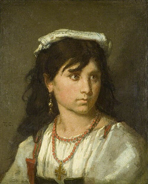 Young Italian Girl, 1877, Thomas Couture