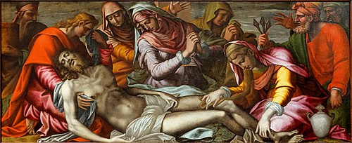 La Déploration du Christ, 1600, Luca Penni