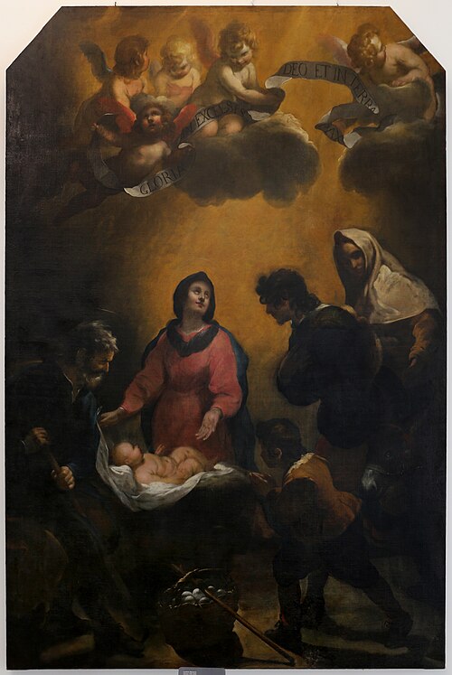 Adoration of the Shepherds, 1700, Luciano Borzone