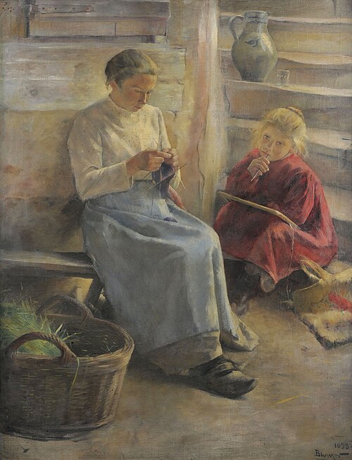 The Two Sisters, 1898, Lucien Blumer