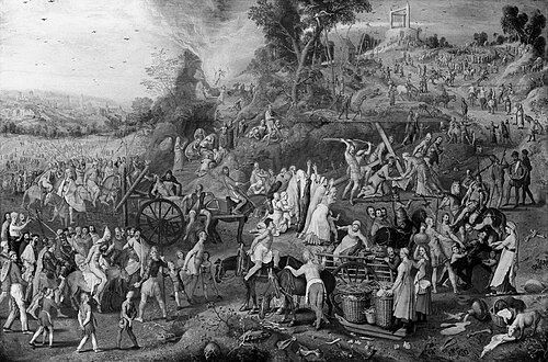 Christ carrying the cross, 1552, Pieter Aertsen