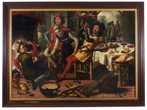 Peasants by the Hearth, 1556, Pieter Aertsen