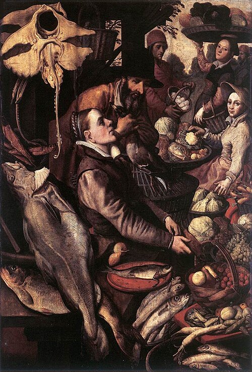 Market scene, 1562, Pieter Aertsen