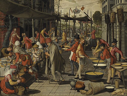 The Parable of the Royal Wedding, 1572, Pieter Aertsen