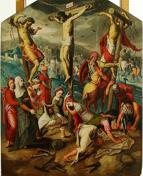 Christ on the Cross, 1550, Pieter Aertsen