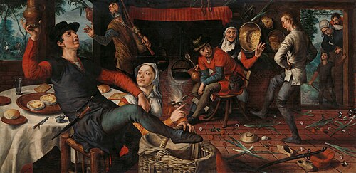 La Danse des œufs, 1552, Pieter Aertsen