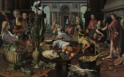Christ in the House of Martha and Mary, 1553, Pieter Aertsen