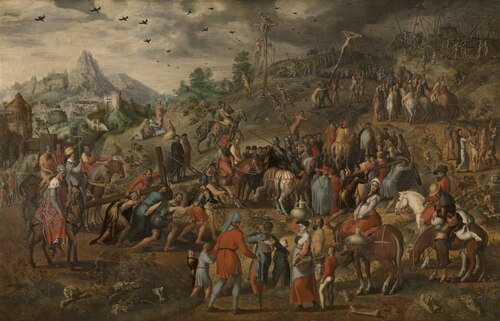 The Bearing of the Cross, 1549, Pieter Aertsen