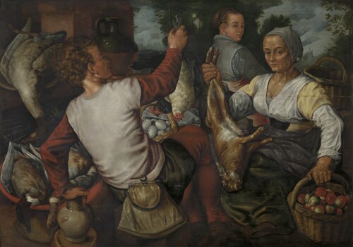 The Stallholders, 1550, Pieter Aertsen