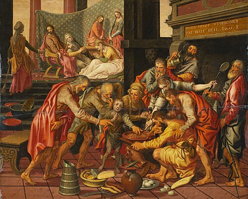 Le Christ dans la maison de Marthe et Marie, 1560, Pieter Aertsen