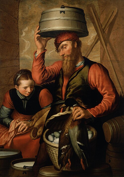 Trader in Game, 1561, Pieter Aertsen