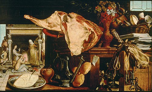 Jésus chez Marthe et Marie, 1552, Pieter Aertsen