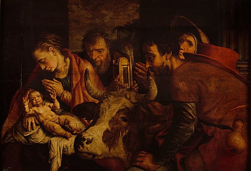 The adoration of the shepherds, 1554, Pieter Aertsen