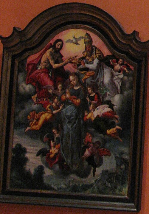 Couronnement de la Vierge, 1560, Pieter Aertsen