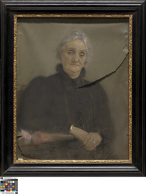 Porträt von Frau Lucien Wolles, 1904, Lucien Wollès