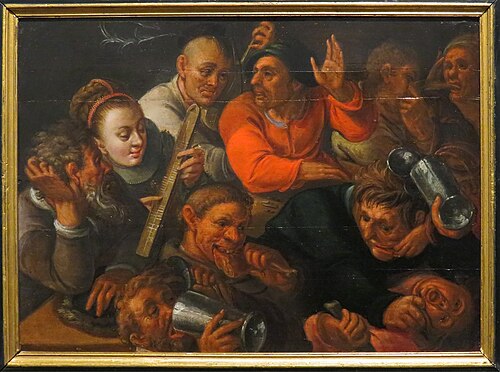 Tavern Scene, 1611, Anton Möller