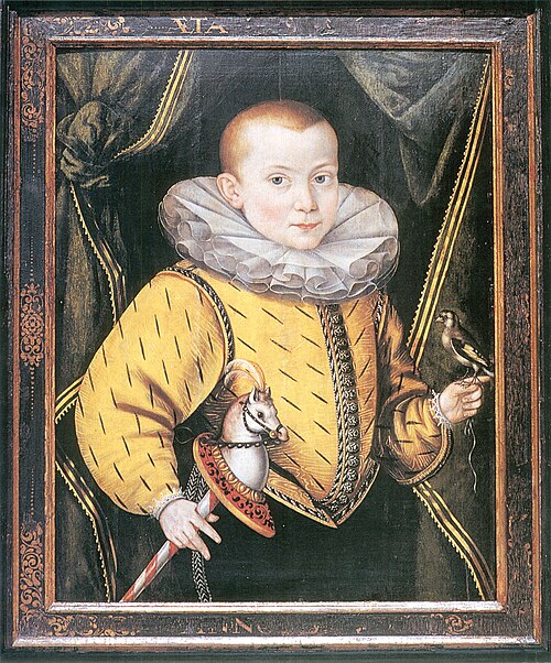 Portrait of a boy, possibly son of Bartholomaeus Schachmann, mayor of Gdańsk, 1586, Anton Möller