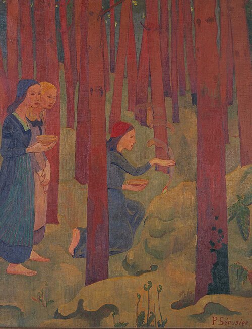 L'Incantation ou Le Bois sacré, 1891, Paul Sérusier