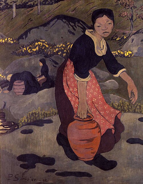 Jeune Bretonne à la cruche, 1892, Paul Sérusier