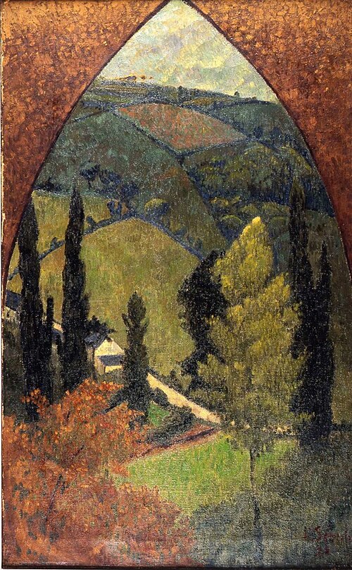 Paysage ogival, 1921, Paul Sérusier