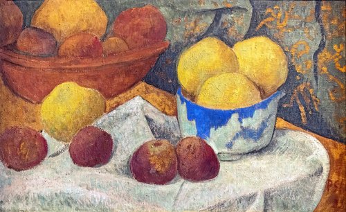 Pommes et écuelle bleu, , Paul Sérusier