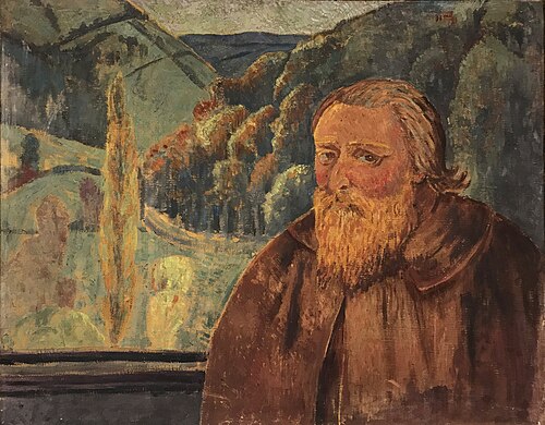Autoportrait à la barbe rutilante, 1907, Paul Sérusier