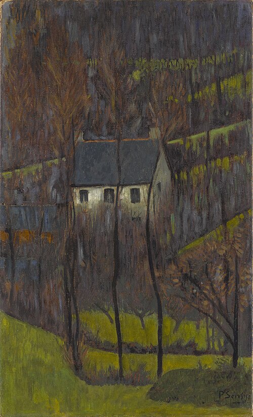 Paysage mauve : Châteauneuf-du-Faou, 1917, Paul Sérusier