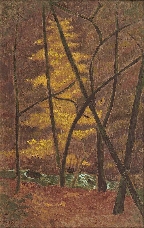Paysage au ruisseau dans la forêt, 1917, Paul Sérusier