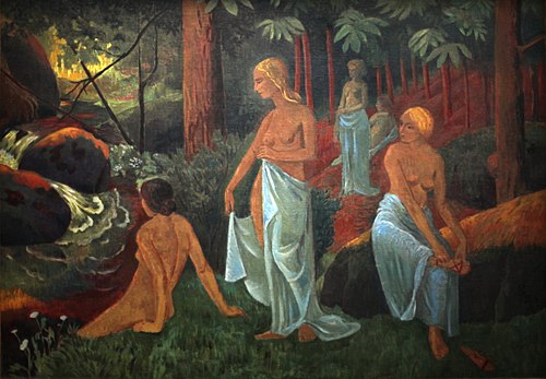 Baigneuses aux voiles blancs, 1908, Paul Sérusier