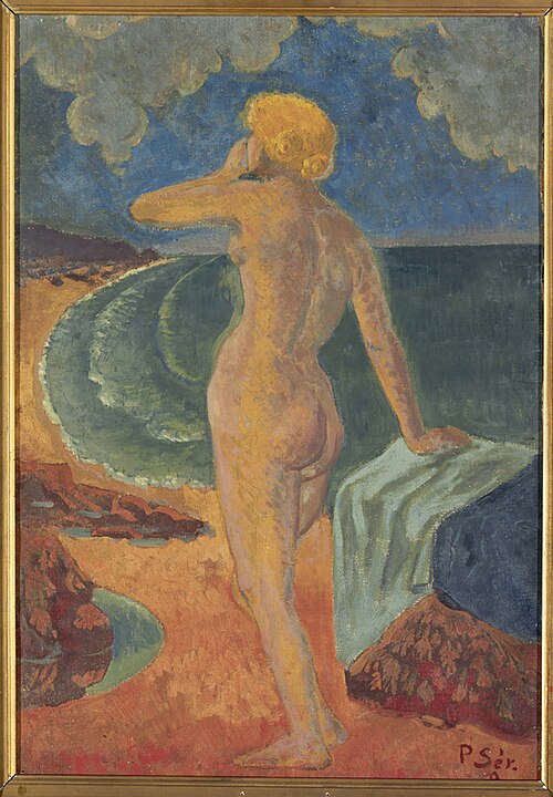 Femme nue devant la mer, 1909, Paul Sérusier