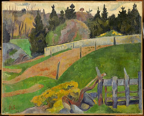 La Barrière, 1890, Paul Sérusier