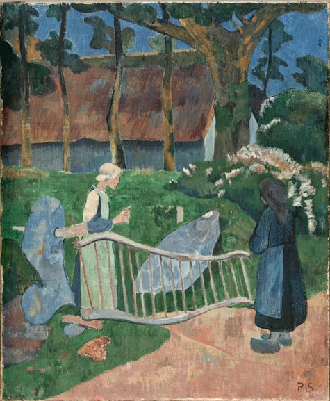 La Barrière fleurie, 1889, Paul Sérusier